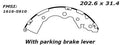 Porterfield Brake Shoes for 2011 KIA RIO R/drums