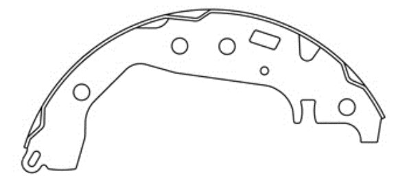 Porterfield Brake Shoes for 2008 TOYOTA YARIS R/Drums