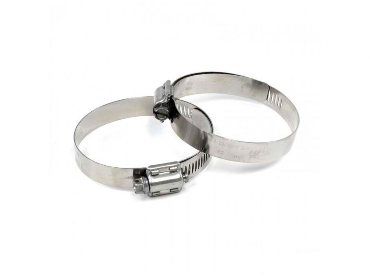 HPS Stainless Steel Worm Gear Liner Hose Clamp SAE 80 2pc Pack 4-5/8" - 5-1/2" (117mm-140mm)