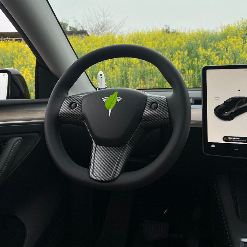 Steering wheel patch for Tesla Model 3 2021-2023.10 & Model Y 2020-2024