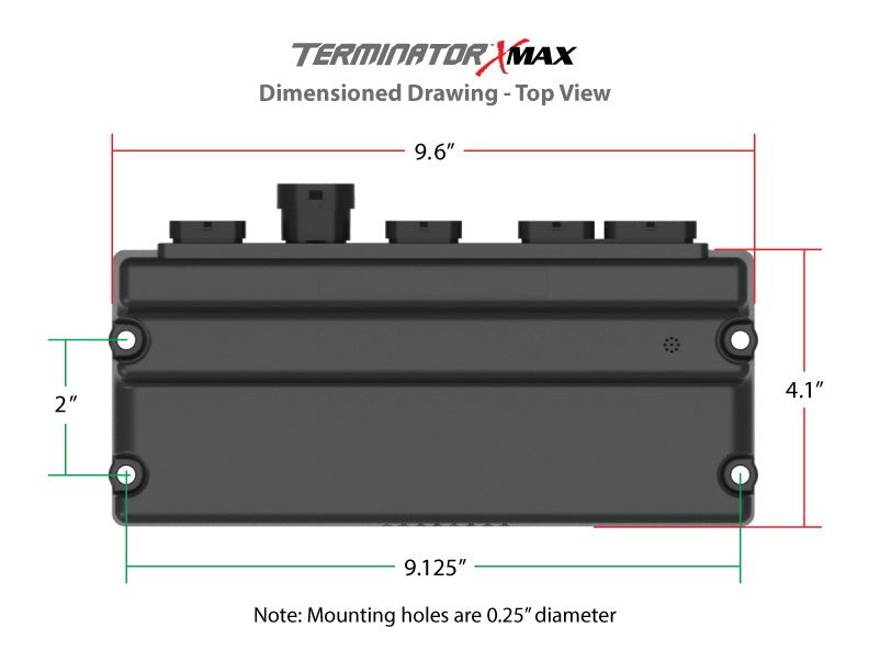 EFI Terminator X Max - LS1/LS624x Crank - 1x Cam - EV1 Injectors - Transmission Control - 3.5 in. Touchscreen
