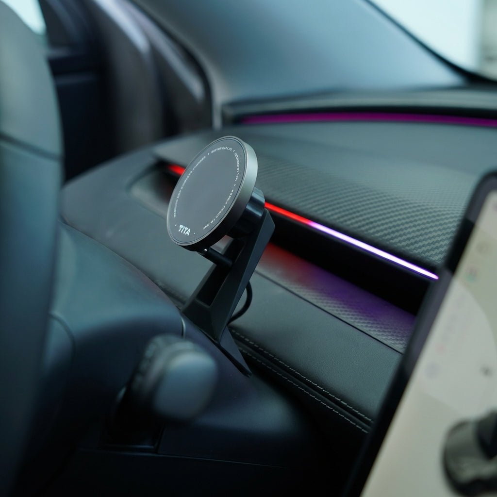 Tesery MagLink HUD - OLED Magnetic Dashboard Display for Model Y Juniper / Model 3 Highland
