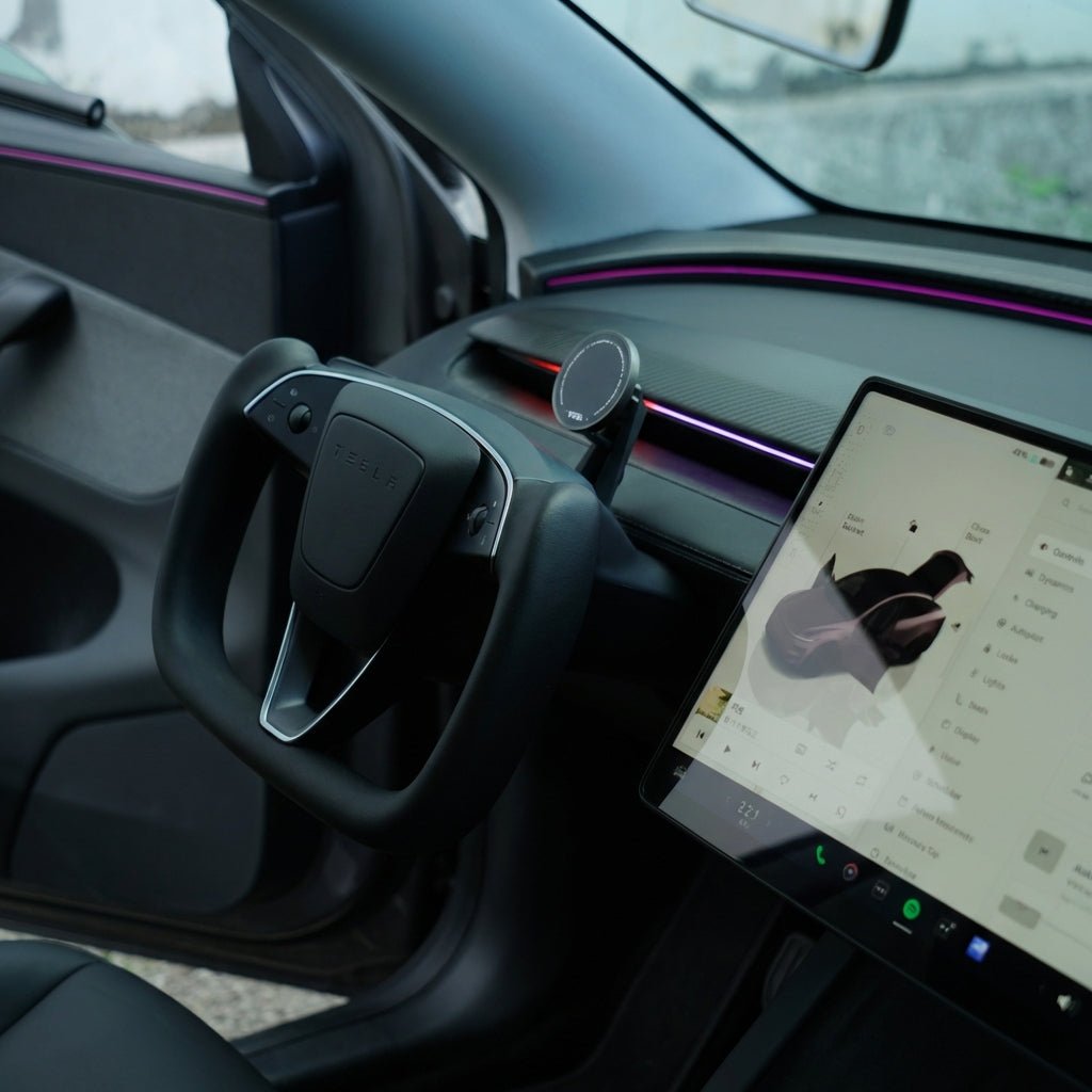 Tesery MagLink HUD - OLED Magnetic Dashboard Display for Model Y Juniper / Model 3 Highland