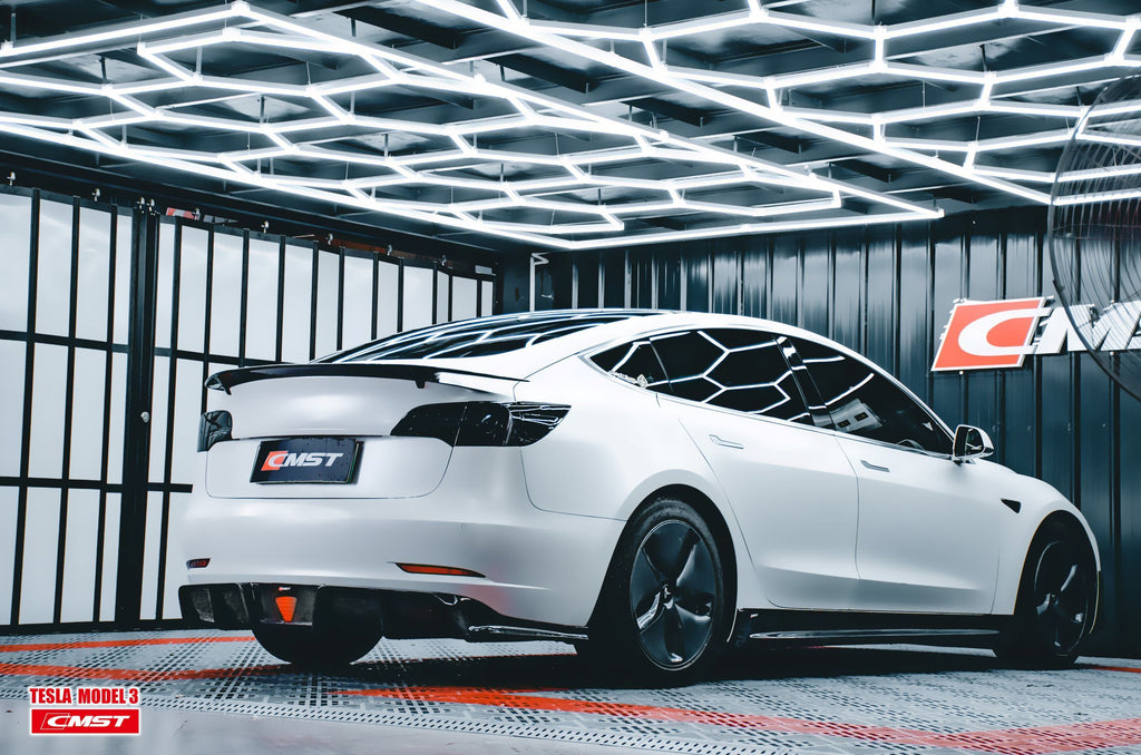 TESERY Tesla Model 3 Carbon Fiber Rear Spoiler Ver.3