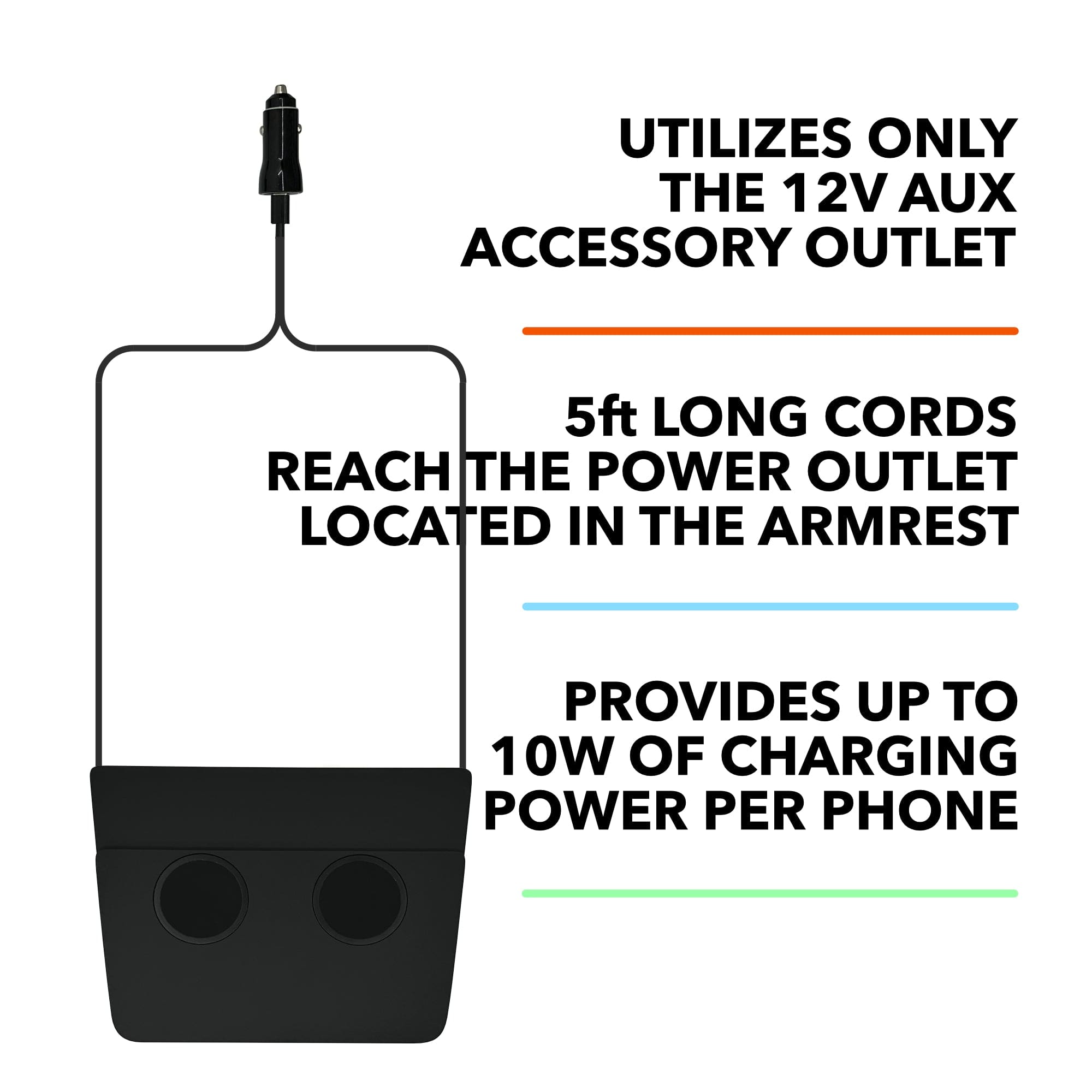 MagSafe Compatible Dual Wireless Charger | 2021-2023 Tesla Model 3 and 2021-2025 Tesla Model Y