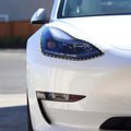 Headlights Smoke Tint PPF | Tesla Model 3 2017-2023, Model Y 2019-2025