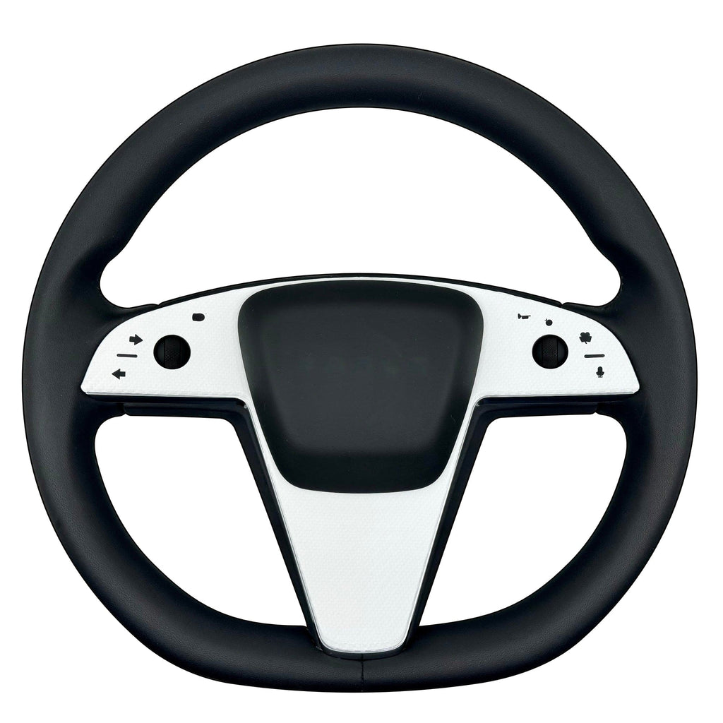 Steering Wheel / Yoke Vinyl Covers | 2021-2026 Tesla Model S / Model X