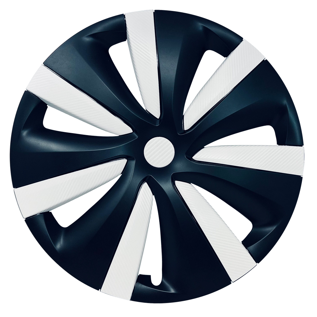Tempest Wheels Vinyl Wrap | Carbon Fiber Film Decal for Tesla Model S 2021-2026