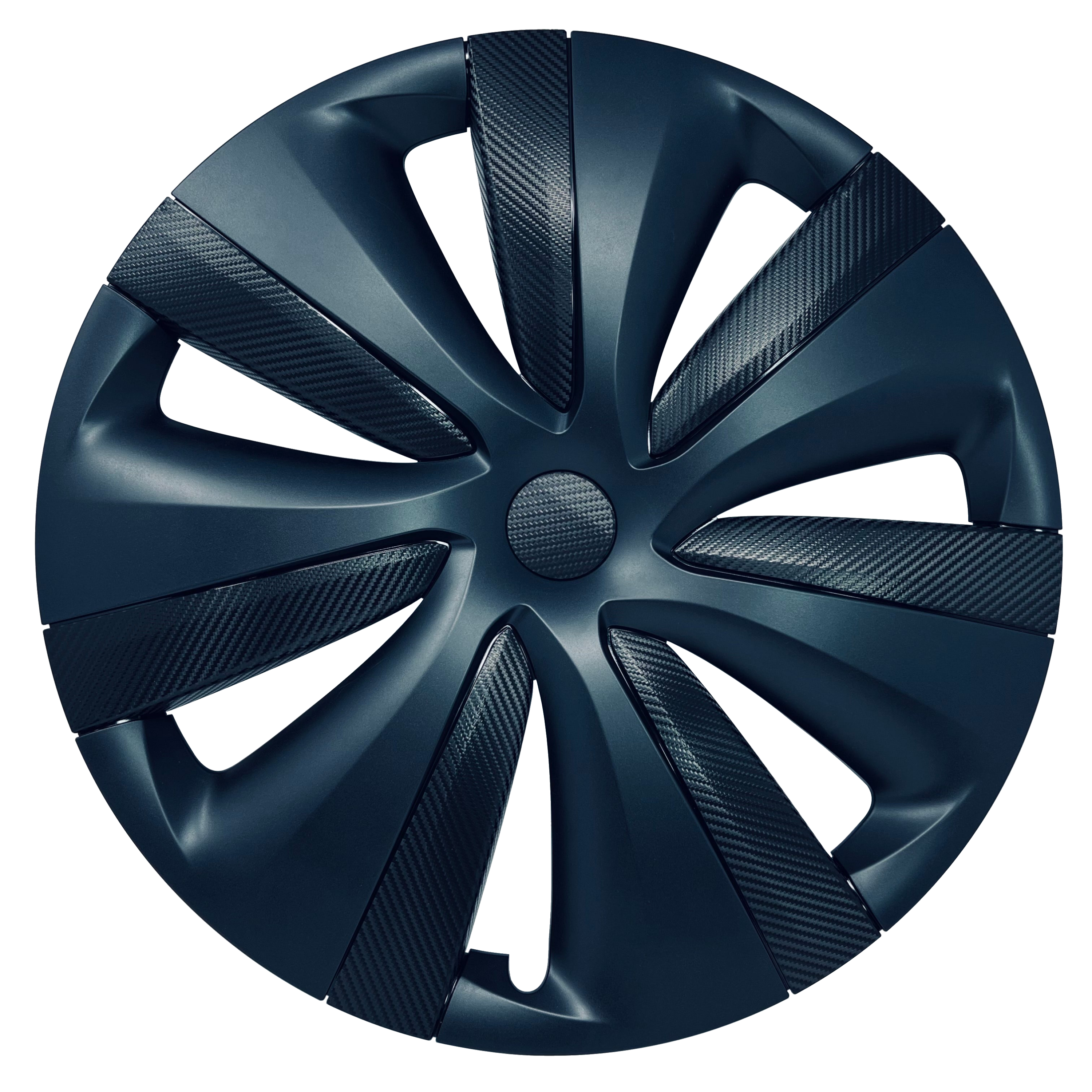 Tempest Wheels Vinyl Wrap | Carbon Fiber Film Decal for Tesla Model S 2021-2026