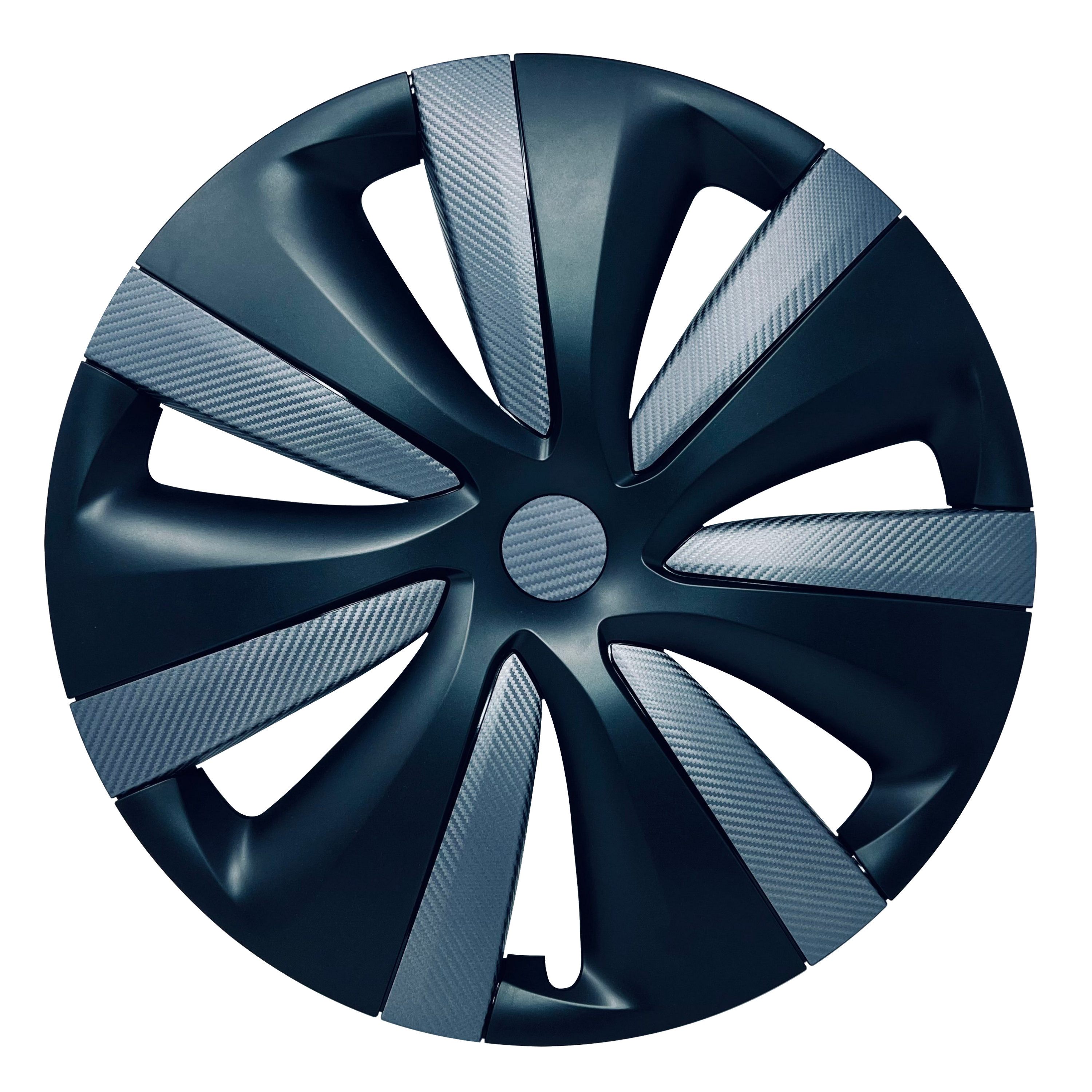 Tempest Wheels Vinyl Wrap | Carbon Fiber Film Decal for Tesla Model S 2021-2026