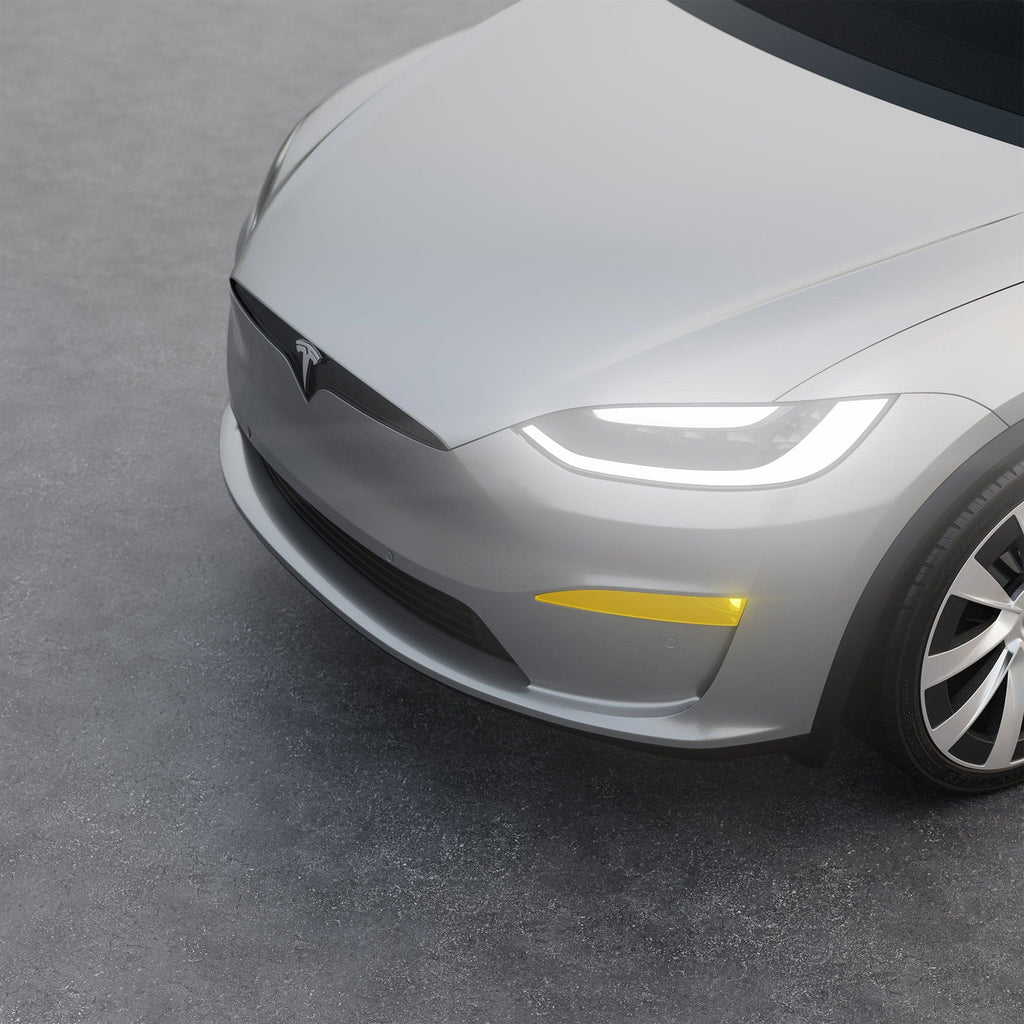 Yellow Fog Lights Tint | Tesla Model S / Tesla Model X 2021-2026