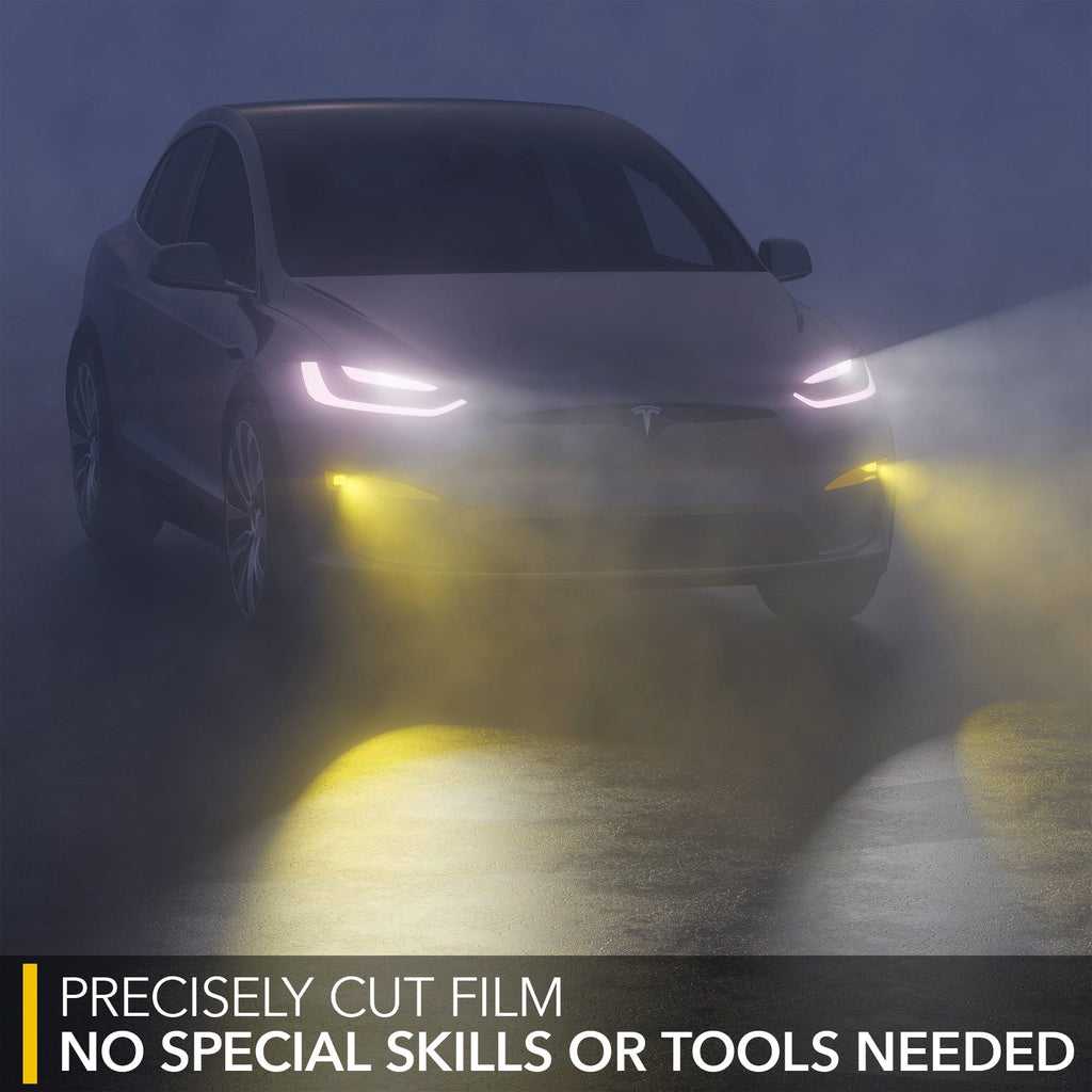 Yellow Fog Lights Tint | Tesla Model S / Tesla Model X 2021-2026