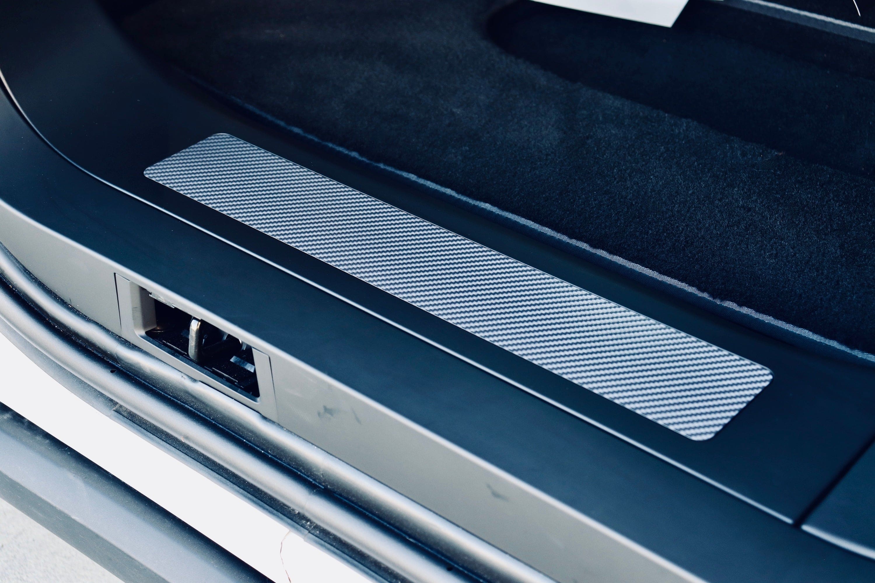 Door Sills Wrap | Tesla Model X 2021-2026 Refresh - Premium Carbon Fiber Film