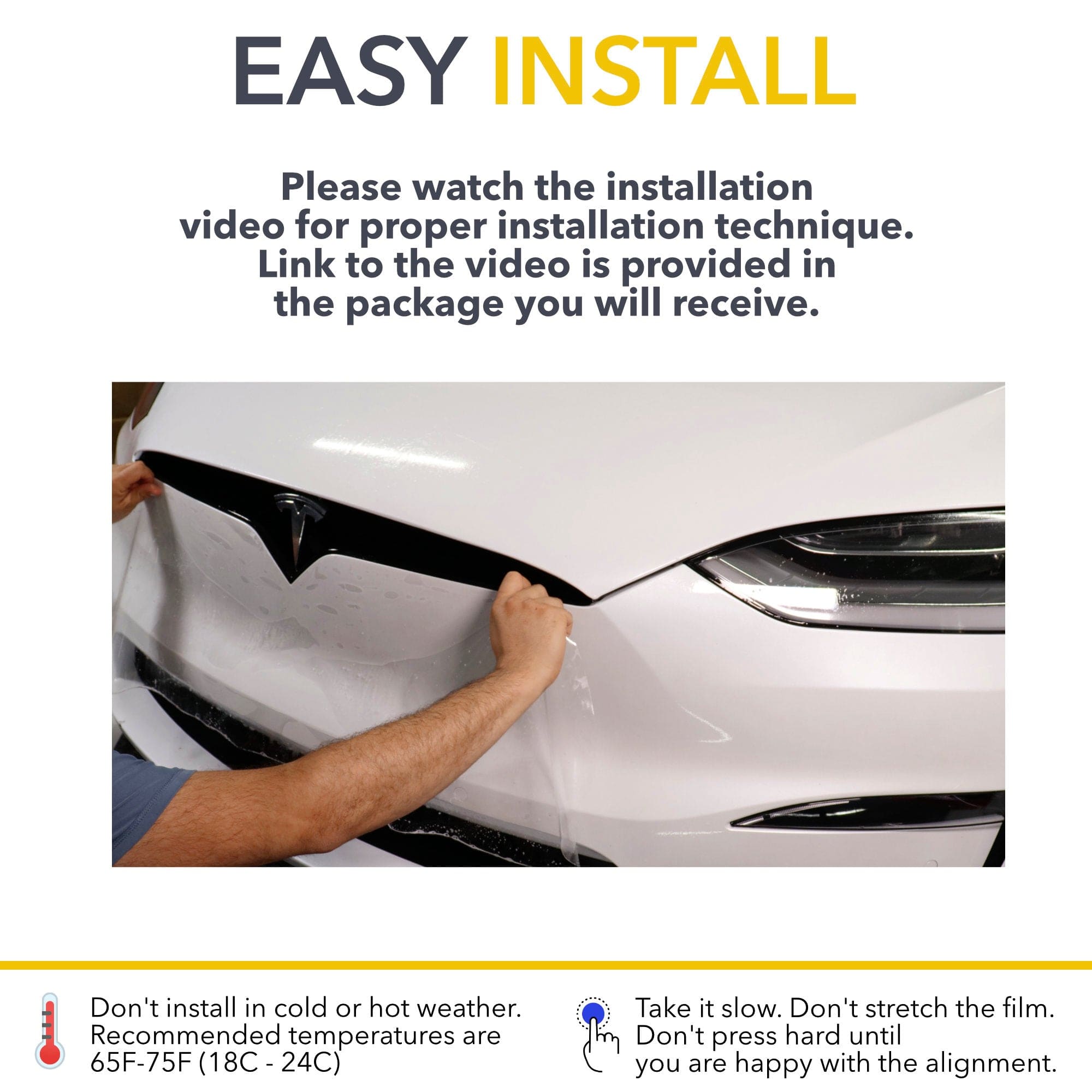 Mini Bumper PPF | Paint Protection Film for Tesla Model X 2021-2026