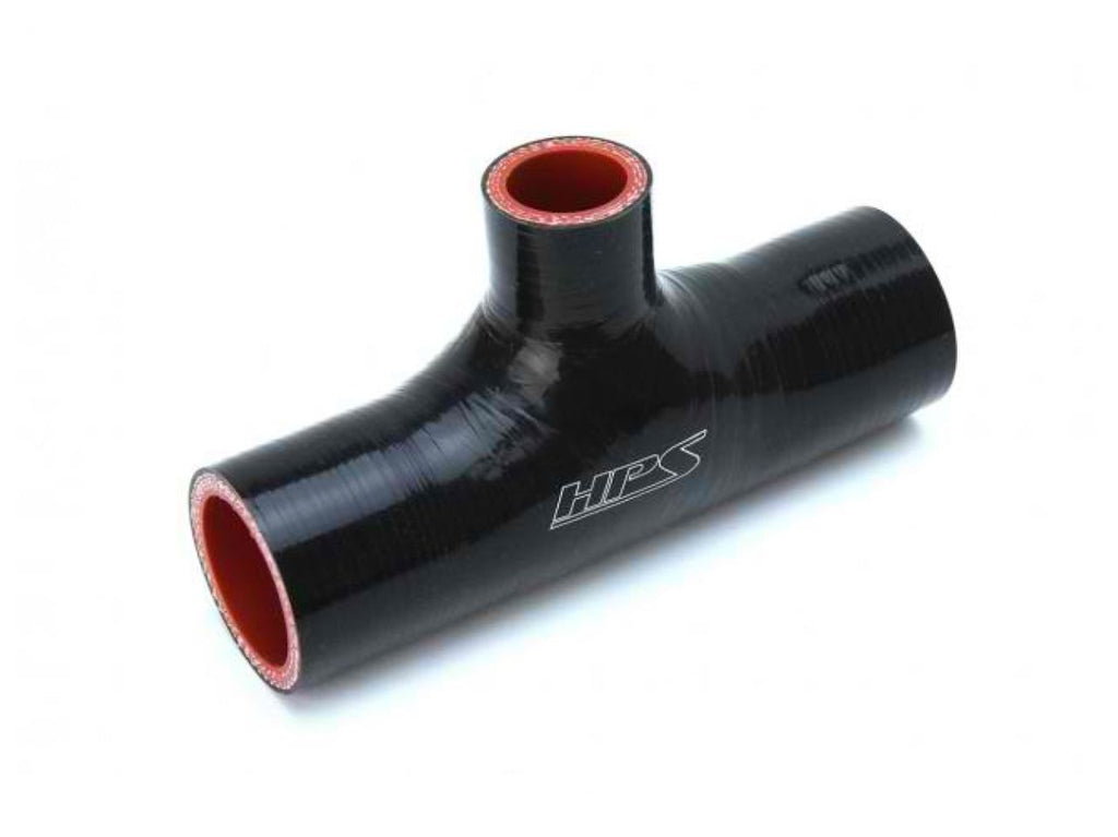 HPS 1-1/4" ID, 1" ID Branch, Silicone T Hose Coupler Hose Adapter, High Temp 4-ply Reinforced, 32mm ID, Black