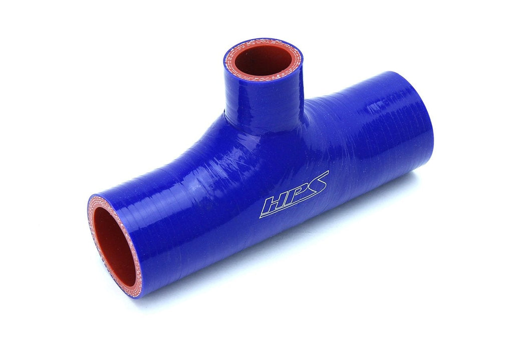 HPS 2-3/8" Silicone T Hose Coupler Adapter with 1" Branch, High Temp 4-ply Reinforced