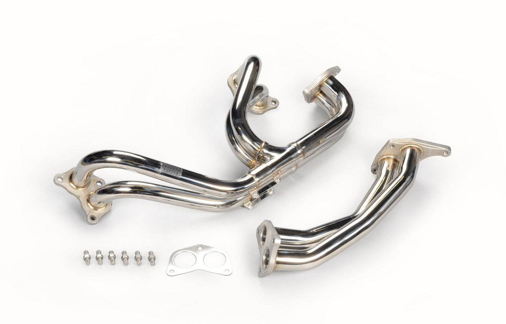 TR TR-ES1002 Gen 2 Twin Scroll Equal Length Exhaust Manifold with 3 Bolts Up-Pipe for EJ20/25