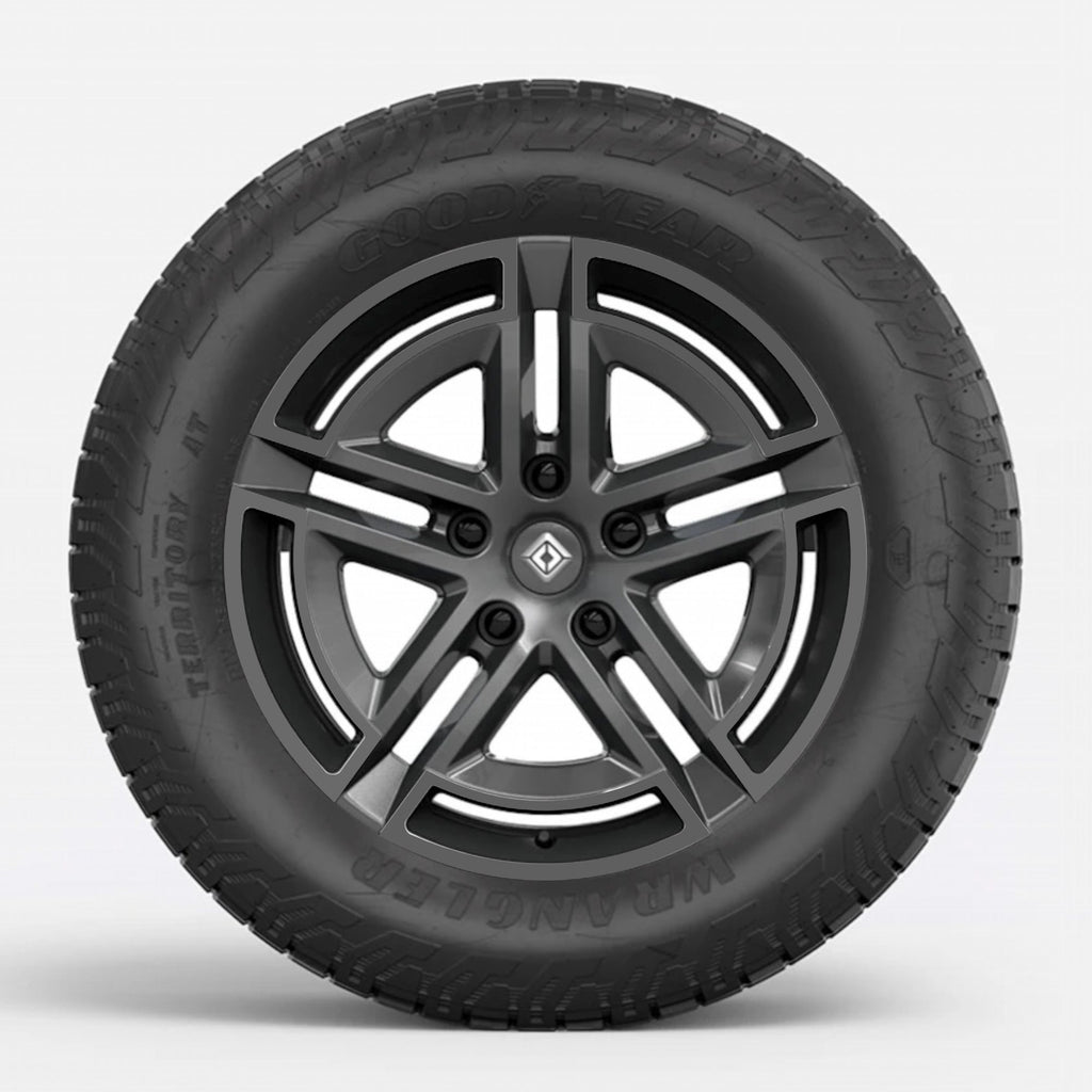 Wheels Vinyl Covers | Spokes Color Wrap Chrome Delete for Rivian R1T & Rivian R1S