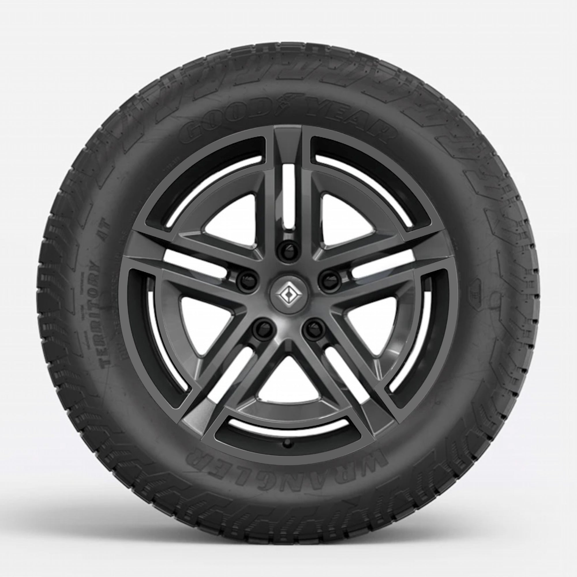 Wheels Vinyl Covers | Spokes Color Wrap Chrome Delete for Rivian R1T & Rivian R1S