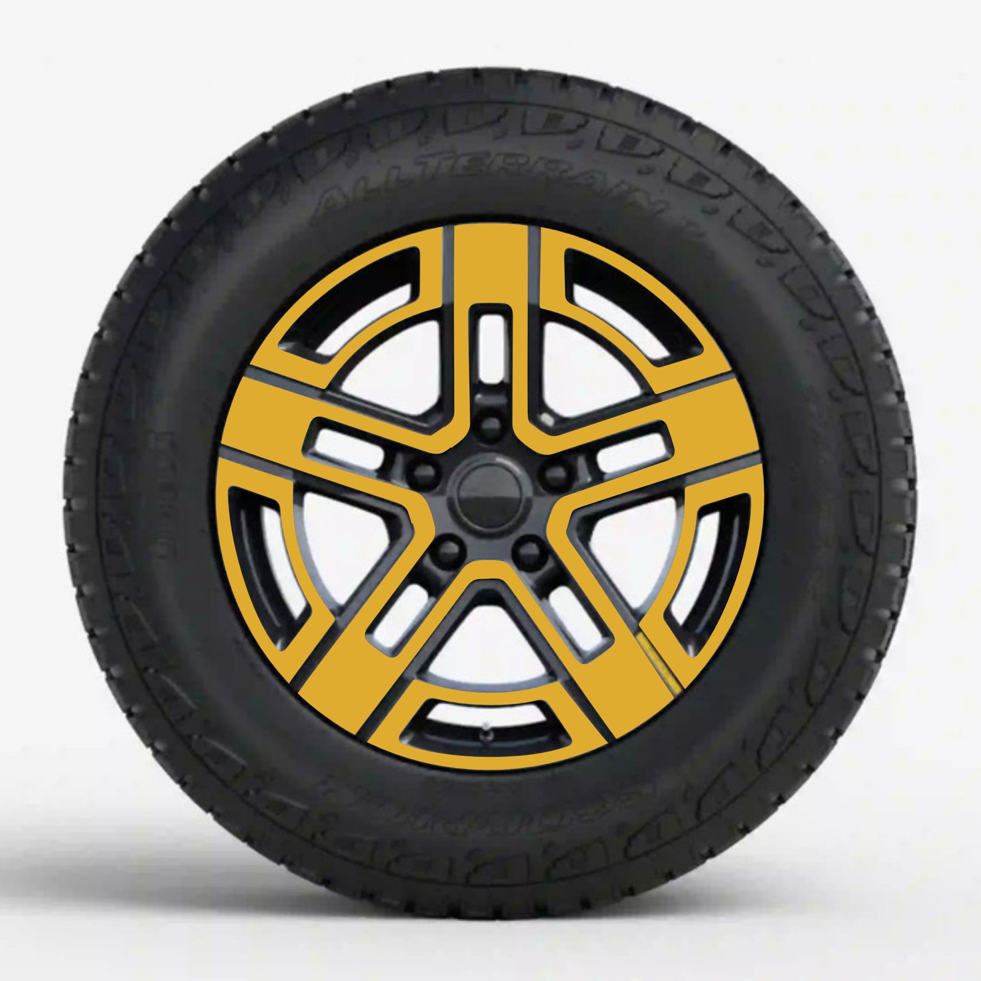 Wheels Vinyl Covers | Spokes Color Wrap Chrome Delete for Rivian R1T & Rivian R1S
