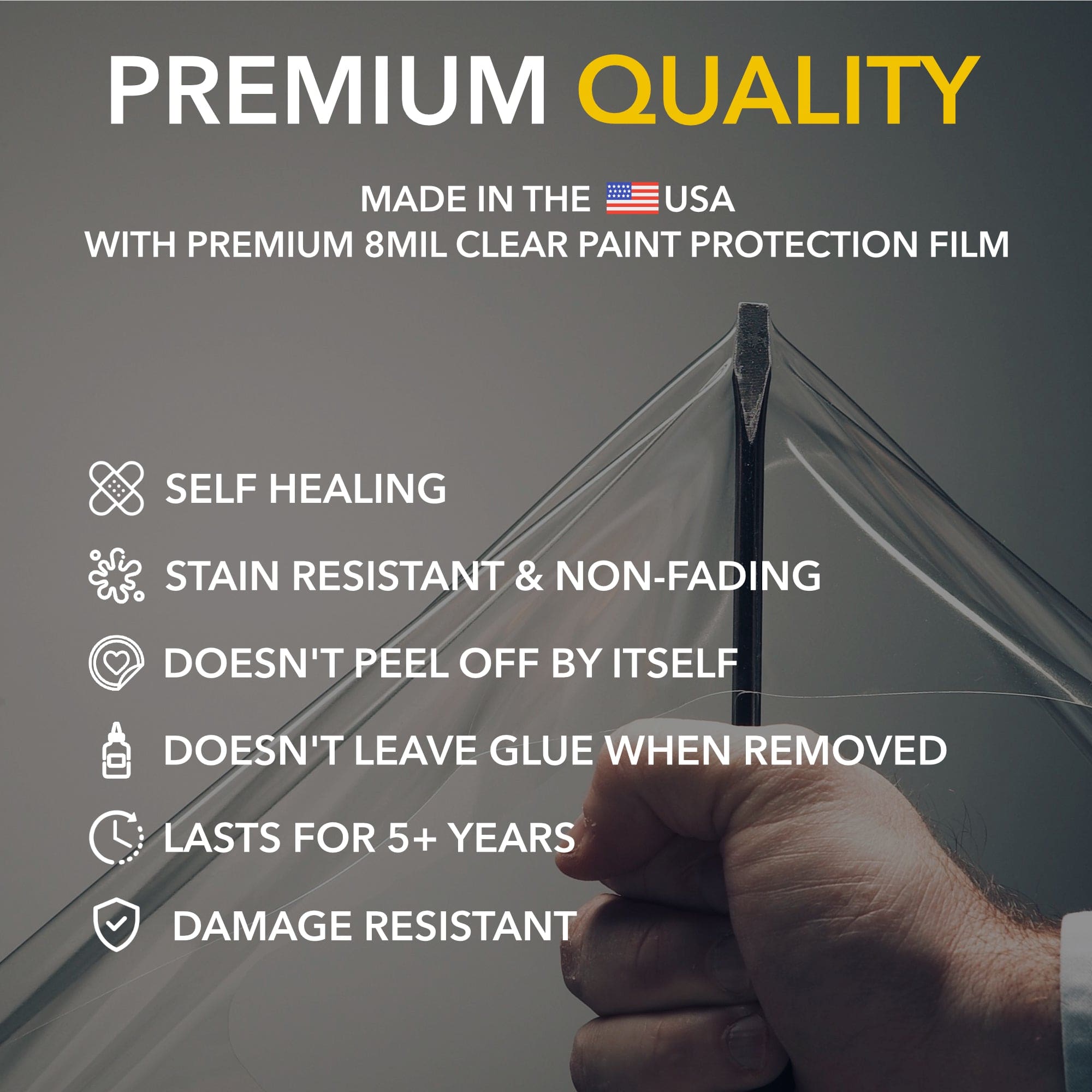 Header Panel PPF | Paint Protection Film for Rivian R1T 2021-2026