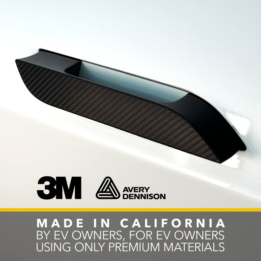 Door Handles Vinyl Wrap Kit | Color Pop or Handle Delete for Tesla Model S 2012-2026