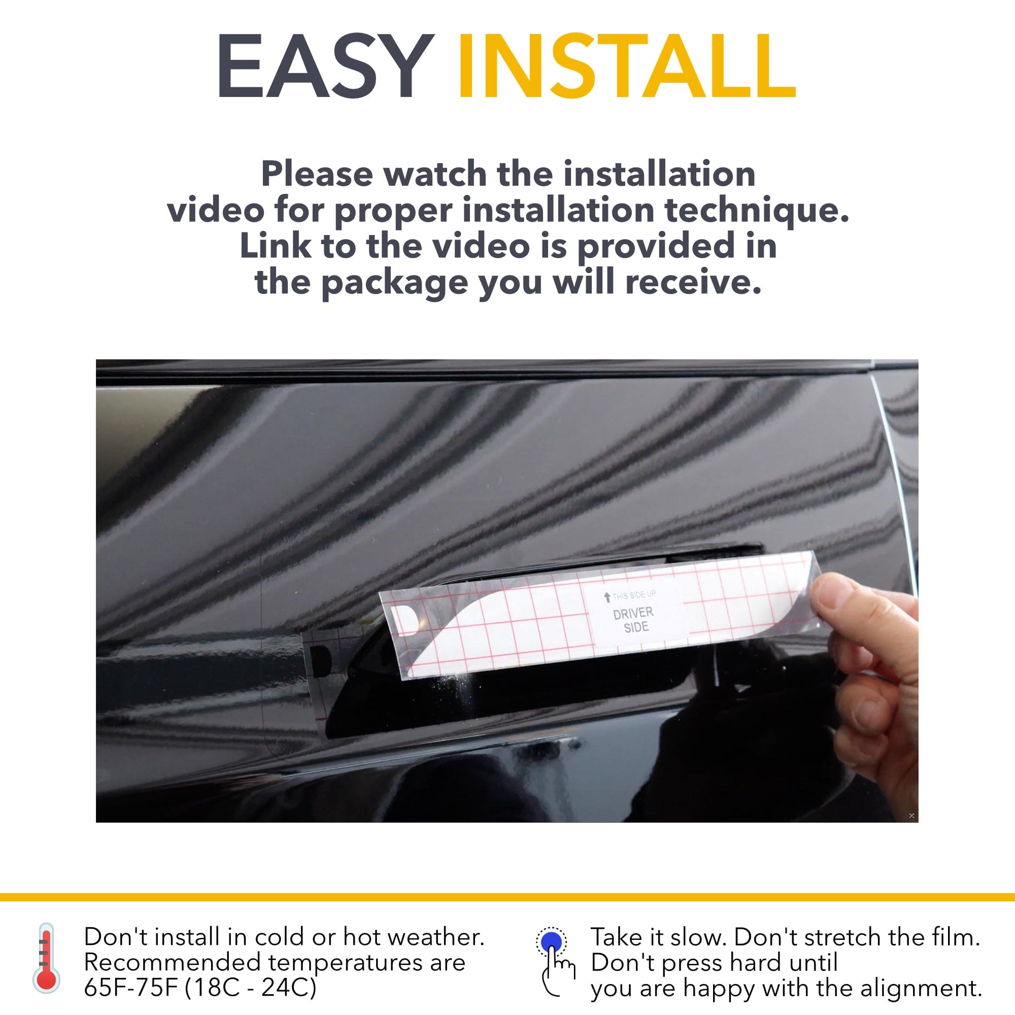Door Handles Vinyl Wrap Kit | Color Pop or Handle Delete for Tesla Model S 2012-2026