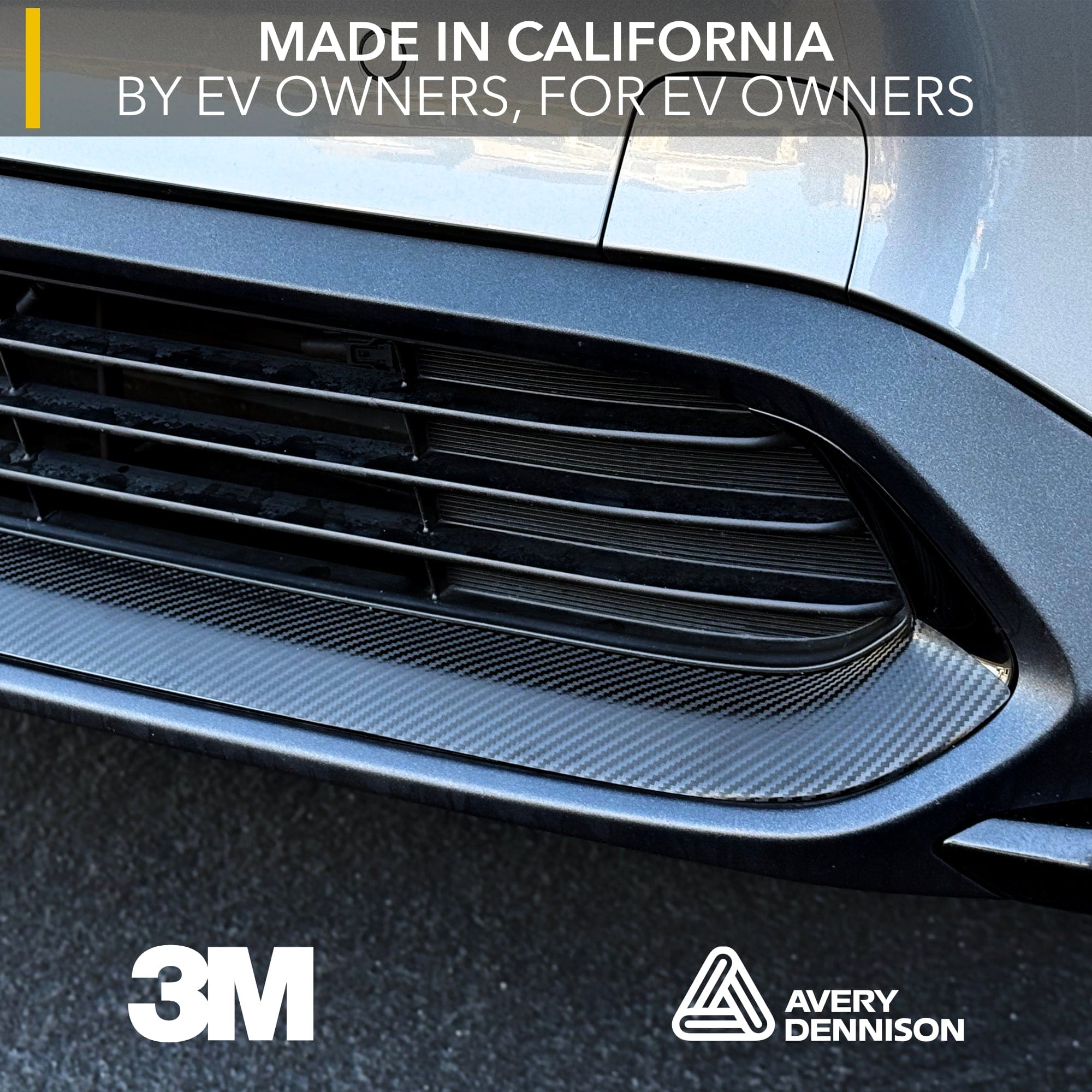 Front Lower Lip Wrap | Toyota bZ4X 2024-2025 - Chin Spoiler Vinyl Cover
