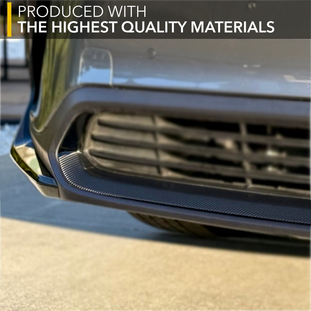 Front Lower Lip Wrap | Toyota bZ4X 2024-2025 - Chin Spoiler Vinyl Cover