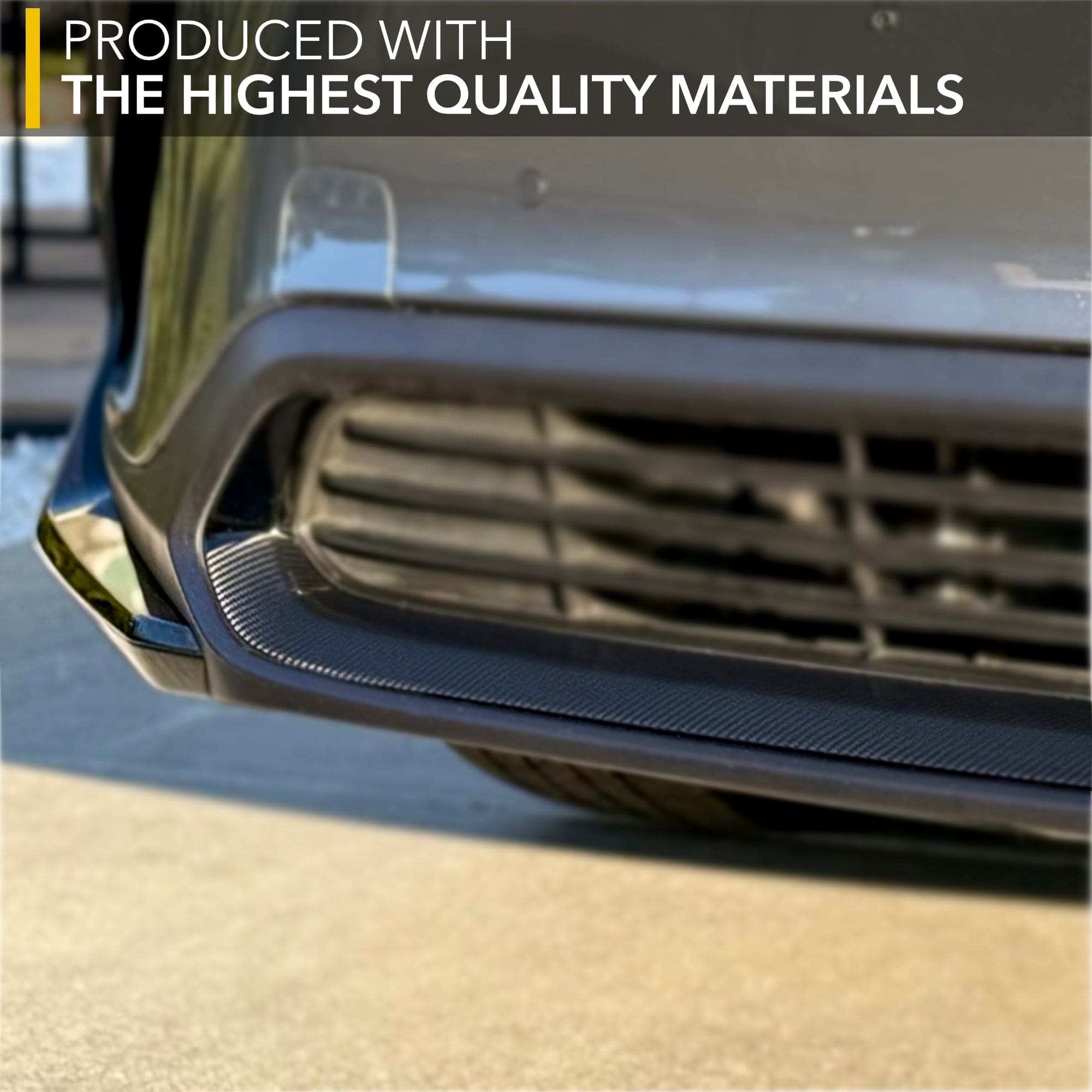 Front Lower Lip Wrap | Toyota bZ4X 2024-2025 - Chin Spoiler Vinyl Cover