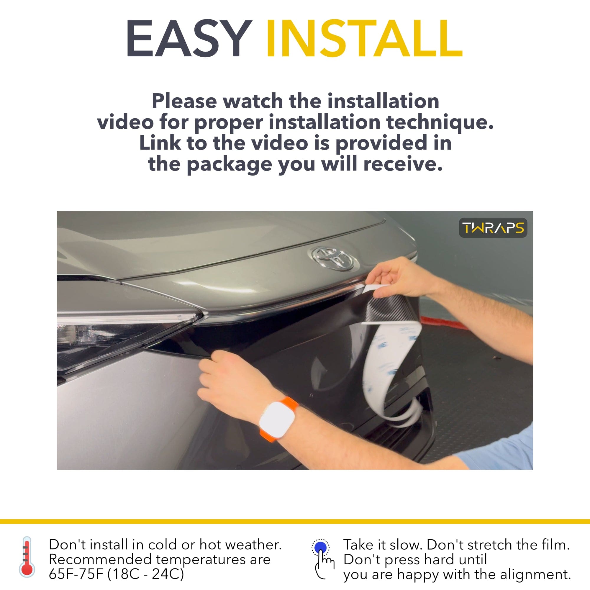 Front Upper Lip Wrap | Toyota bZ4X 2024-2025 - Underhood Apron Trim Cover