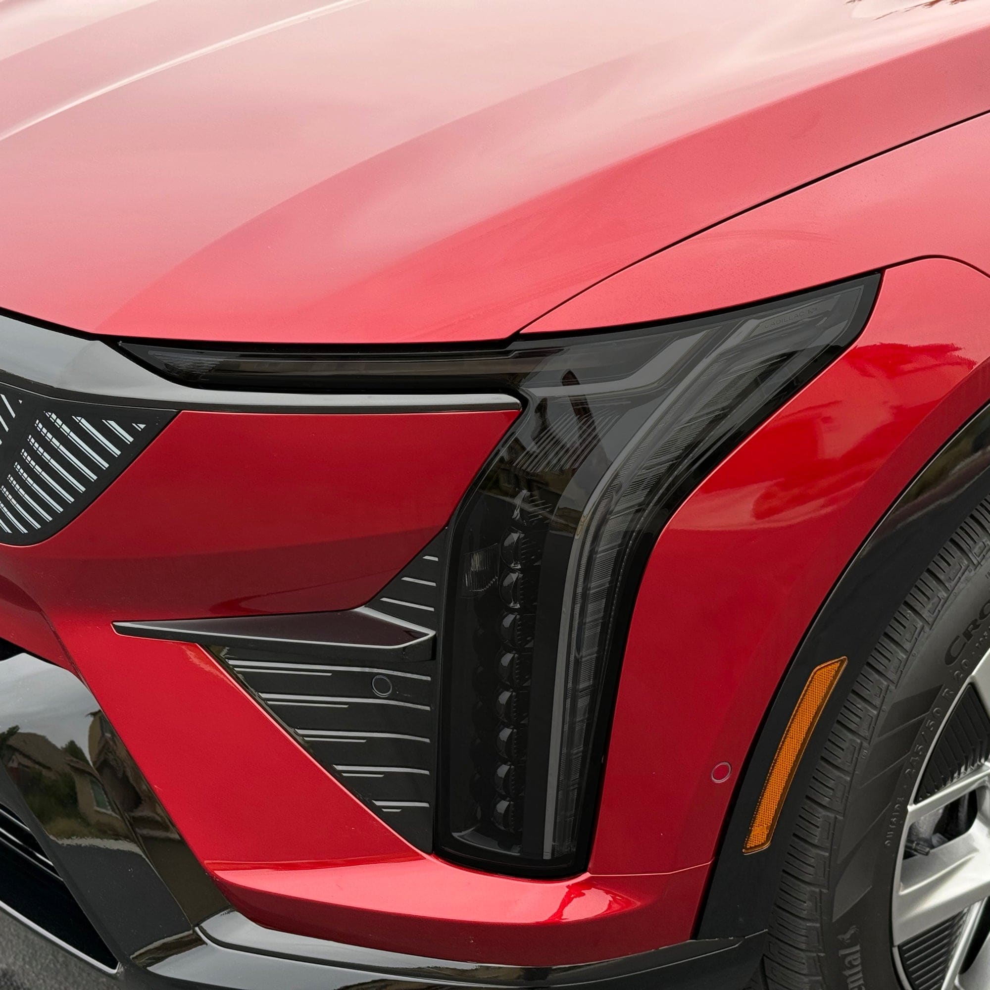 Headlights Tint PPF | Cadillac OPTIQ 2023-2026 - Smokey Headlamp Cover