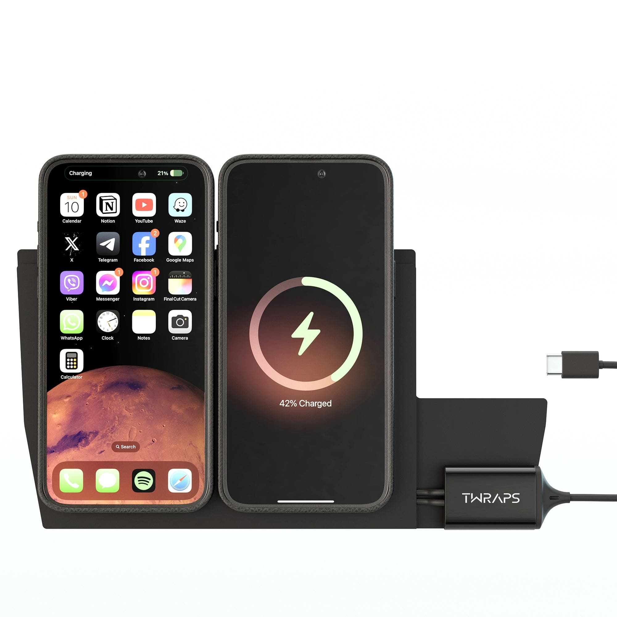 Dual Wireless Charger | GMC Hummer EV 2022-2026 MagSafe Compatible