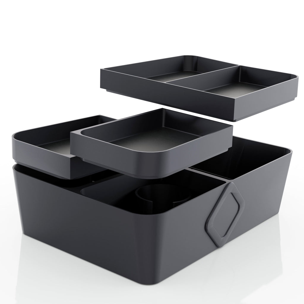 Floor Storage Organizer | Lower Center Console Tray for Rivian R1S & R1T 2021-2026