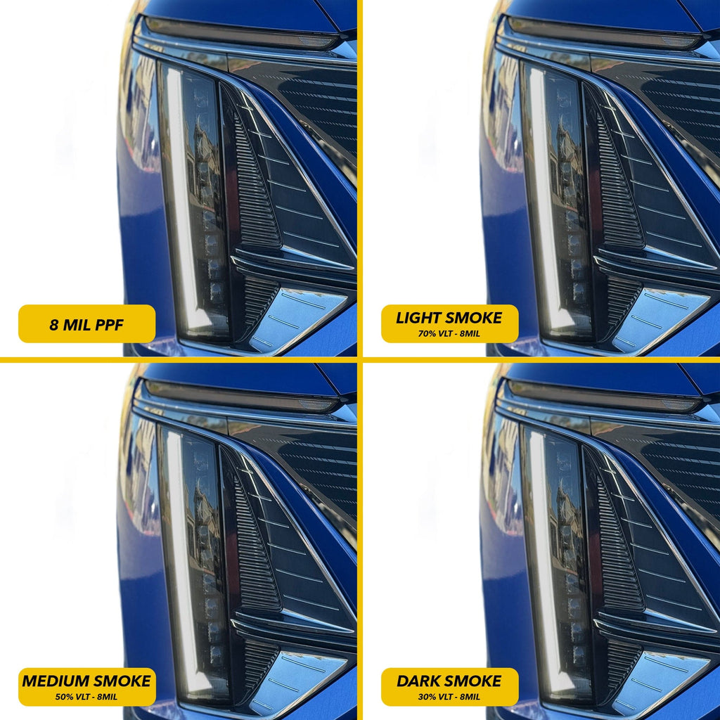 Headlights Tint PPF | Cadillac LYRIQ 2023-2026 - Smokey Headlamp Cover