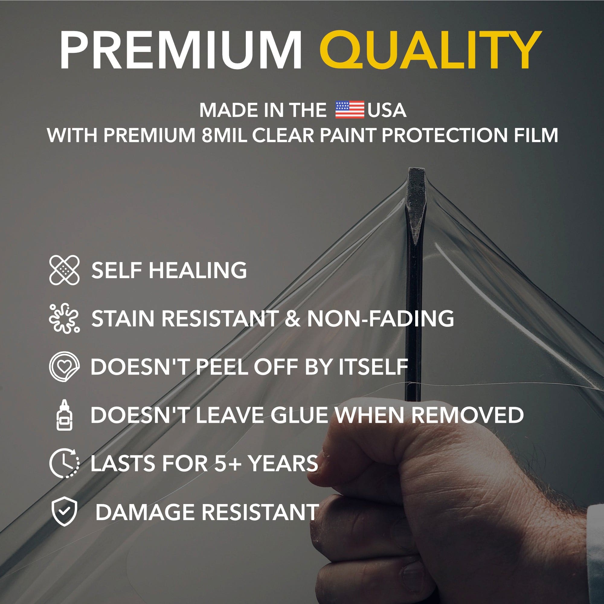 Mini Front PPF Kit | Paint Protection Film Cover for GMC Hummer EV