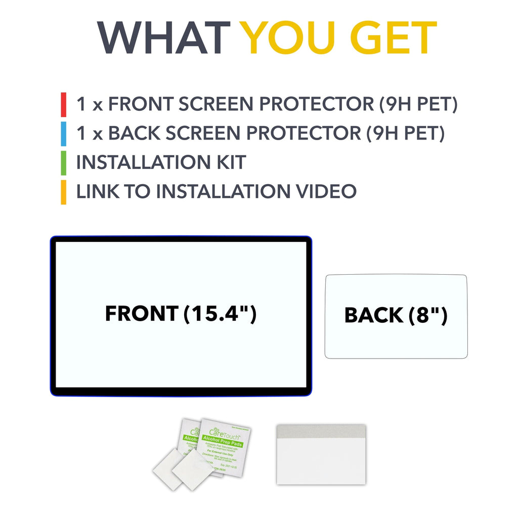 Screen Protectors | 2026+ Tesla Model Y Juniper and 2024+ Tesla Model 3 Highland 9H PET Ultra Tough