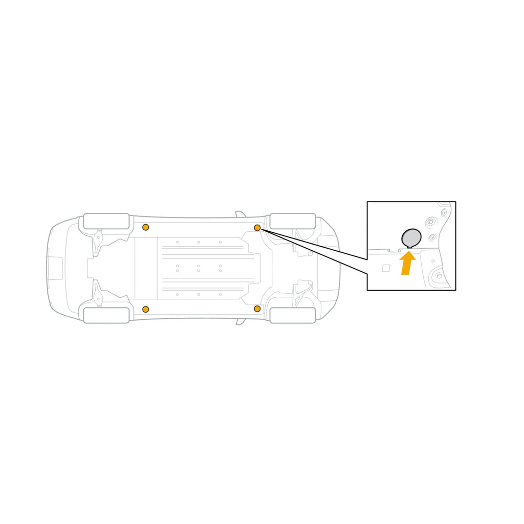 Jacking Point Covers | for Rivian R1T/R1S