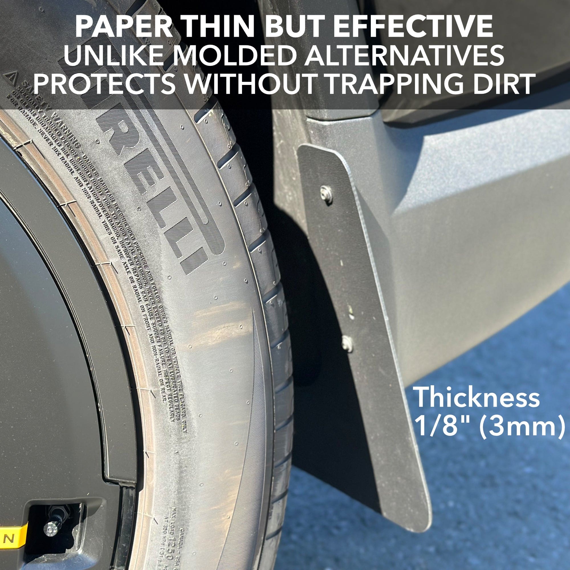 Slim Mud Flaps | for Rivian R1T/R1S 2021-2026