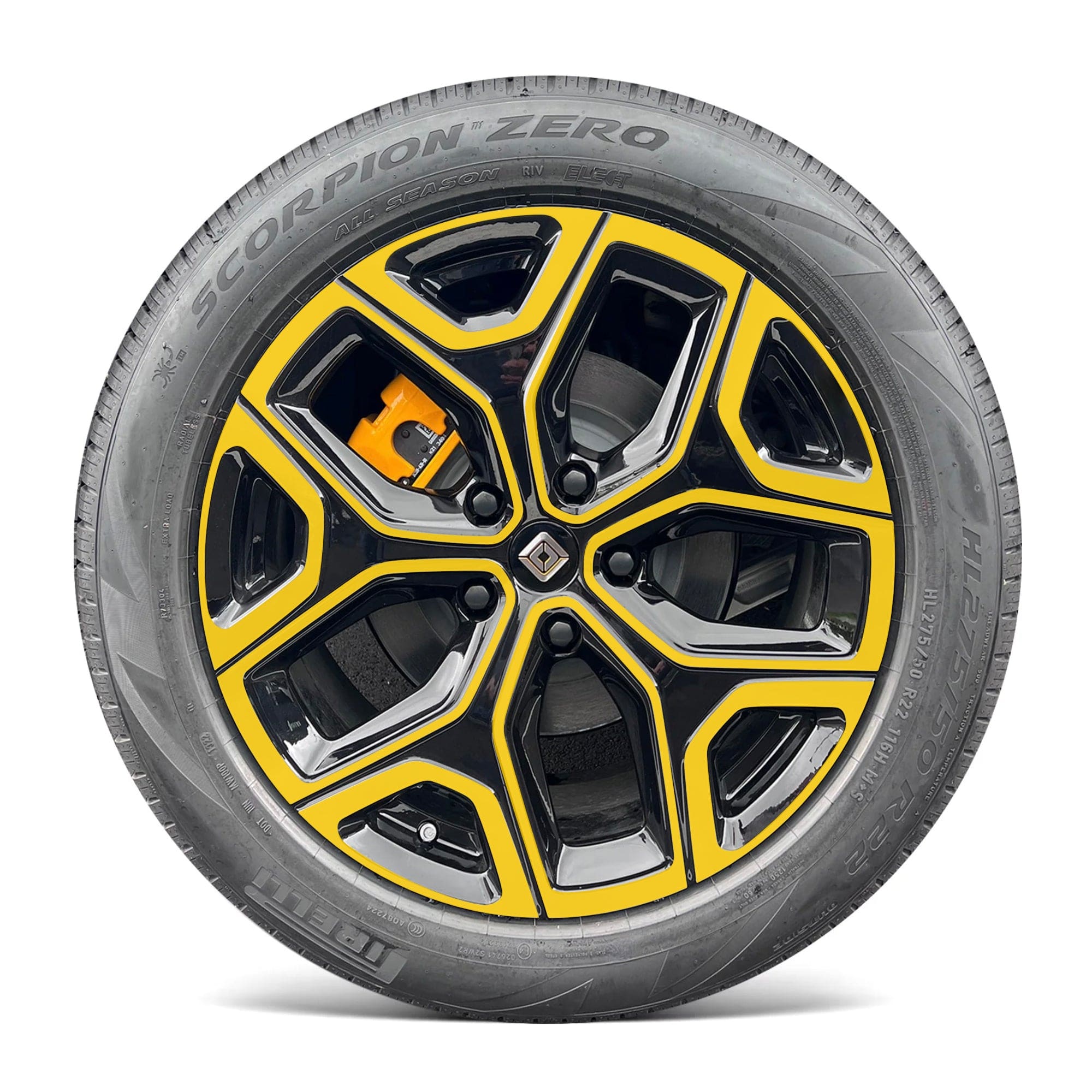Wheels Vinyl Covers | Spokes Color Wrap Chrome Delete for Rivian R1T & Rivian R1S