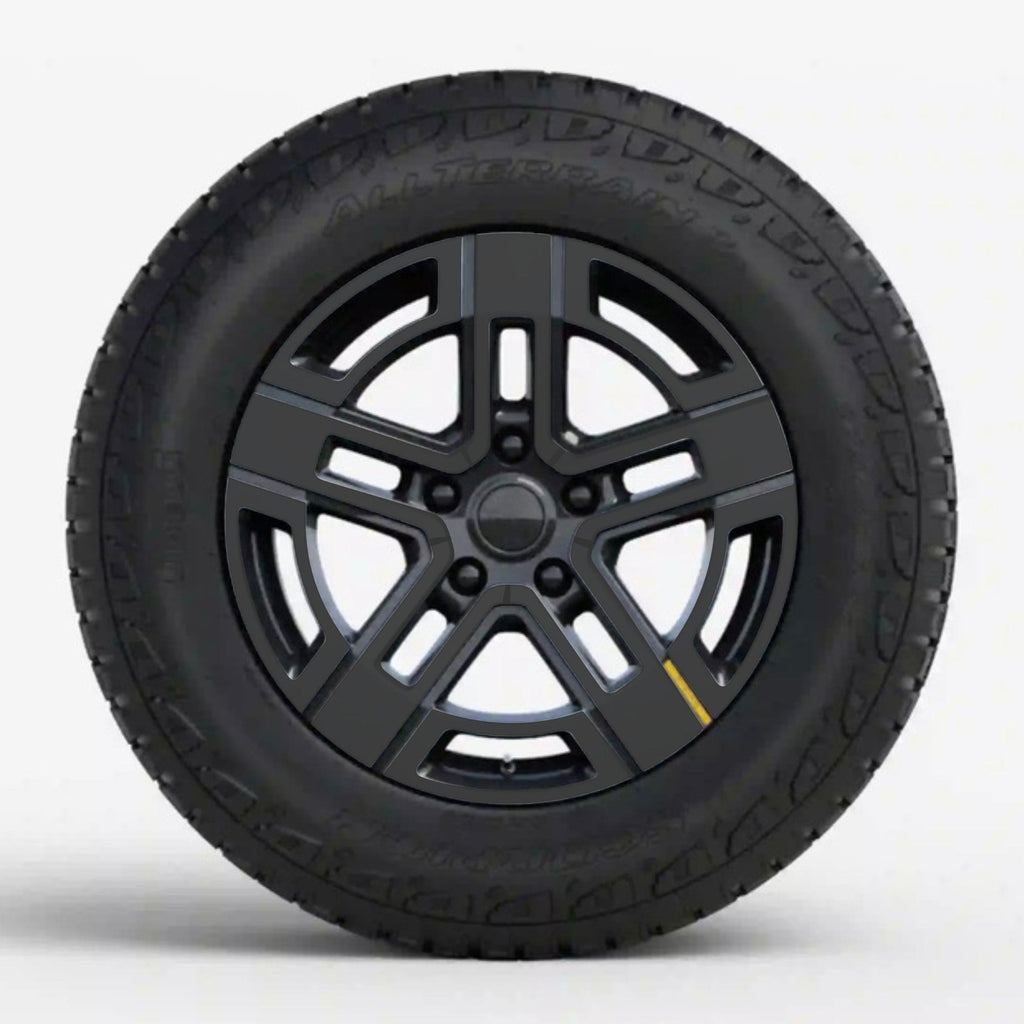 Wheels Vinyl Covers | Spokes Color Wrap Chrome Delete for Rivian R1T & Rivian R1S