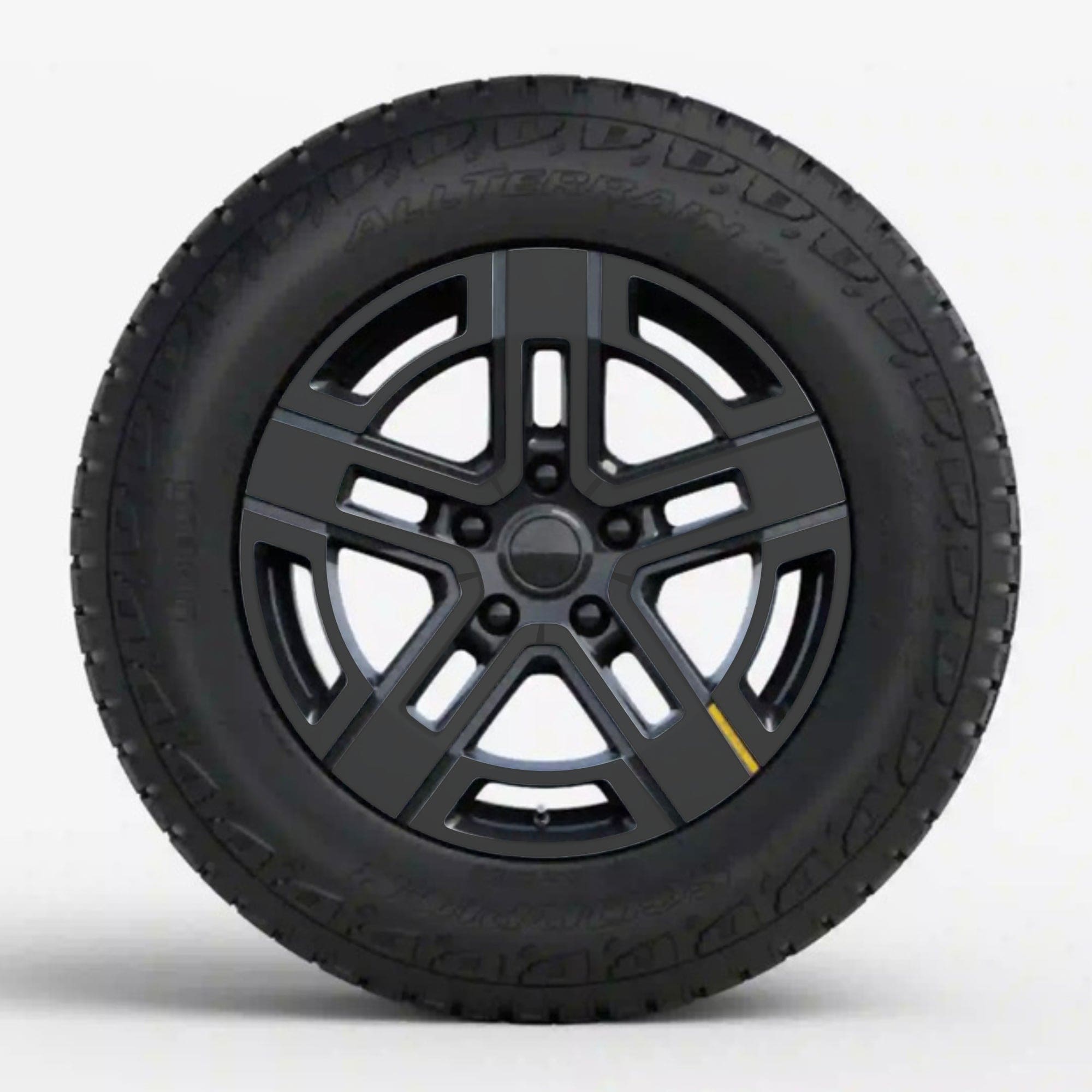 Wheels Vinyl Covers | Spokes Color Wrap Chrome Delete for Rivian R1T & Rivian R1S