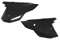21-24 CRF250, CRF450 UFO Black, White Side Number Plates