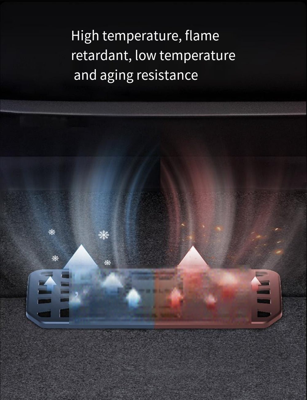 Under Seat Air Outlet Protection Cover for Model 3 Highland