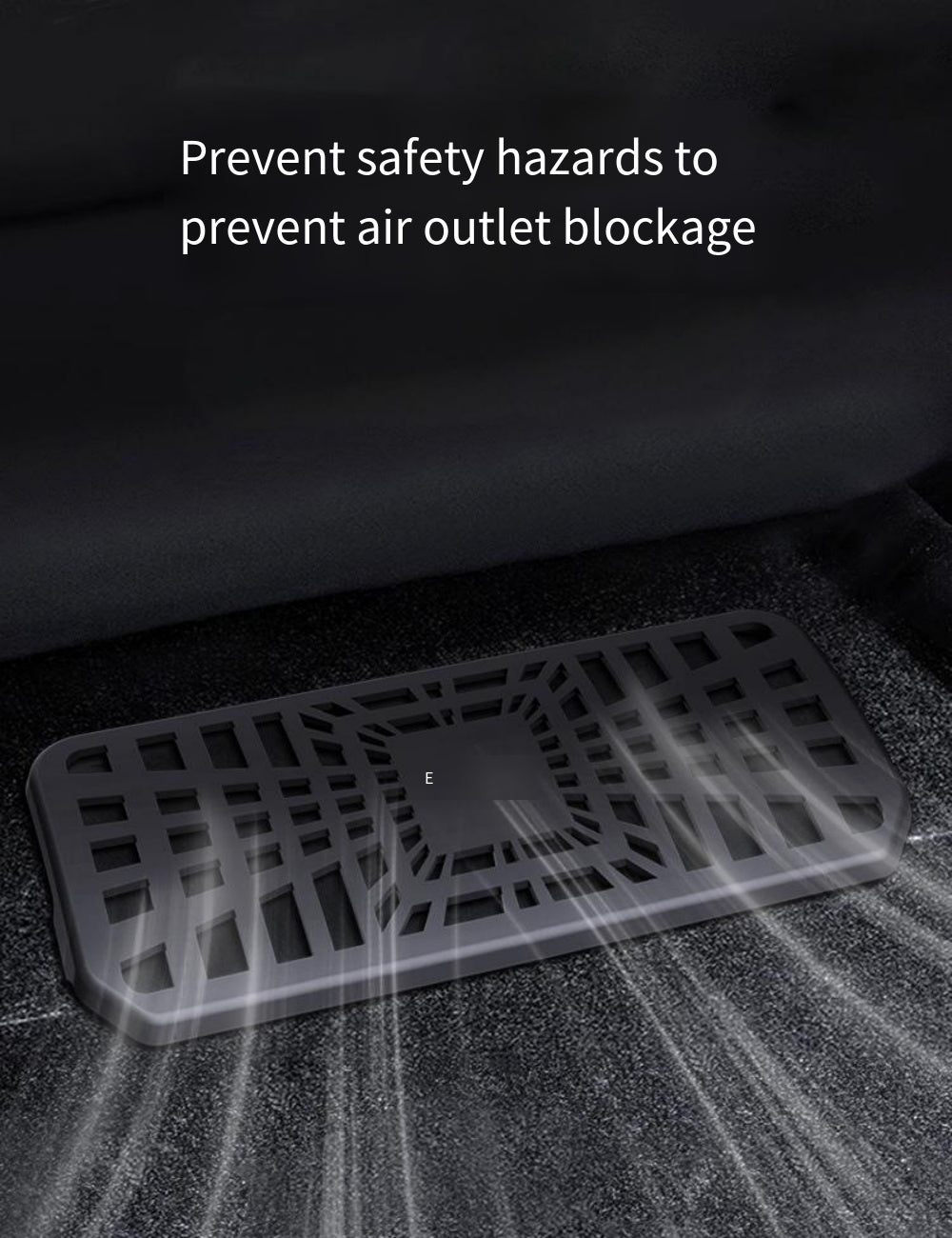 Under Seat Air Outlet Protection Cover for Model 3 Highland