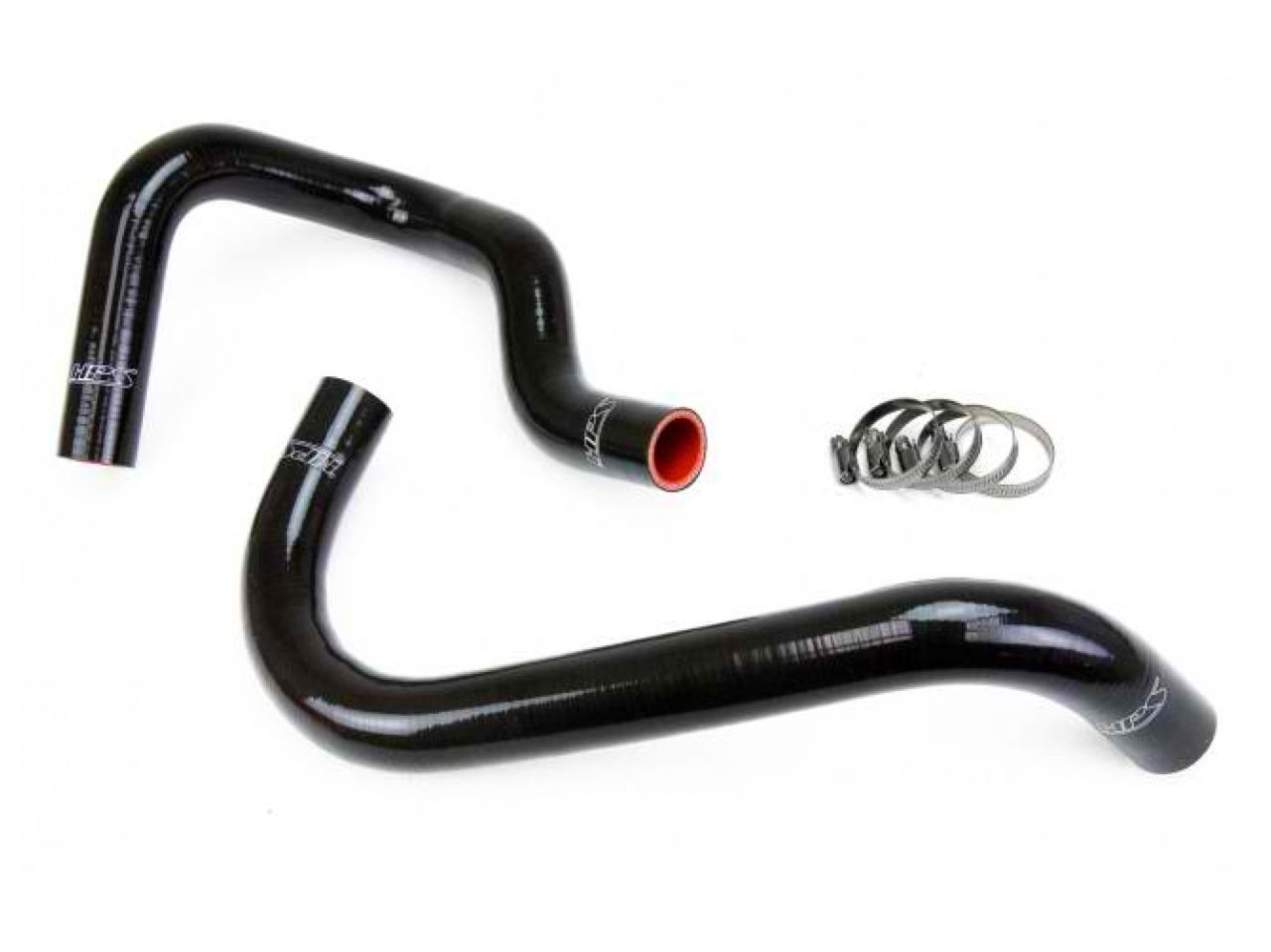 HPS Reinforced Black Silicone Radiator Hose Kit Coolant