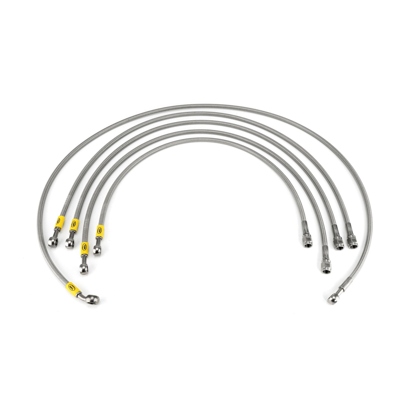 HEL Performance Fuel Injector Lines for Volkswagen Corrado 2.0 9A 16V (M10 Injectors), Stainless Steel Braided