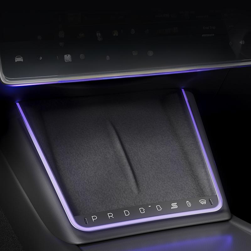 TESERY Wireless Charging Smart Button with Ambient Light for Model 3 Highland / Y Juniper